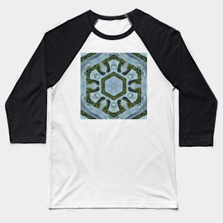 Abstract Sci-fi bio-tech Kaleidoscope pattern (Seamless) 15 Baseball T-Shirt